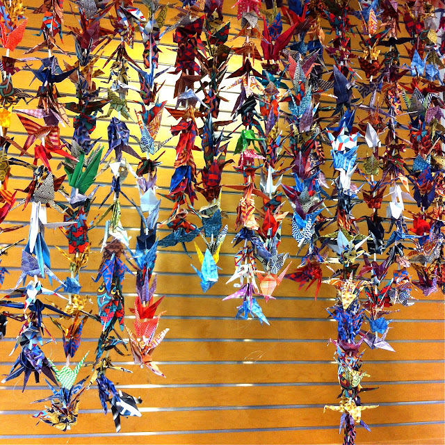 One Thousand Paper Cranes, 1,000 paper cranes, paper cranes, origami, origami paper cranes, origami cranes