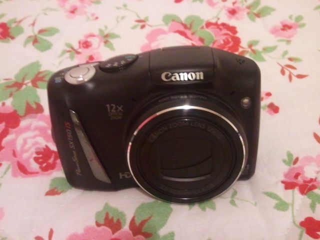 black canon digital camera