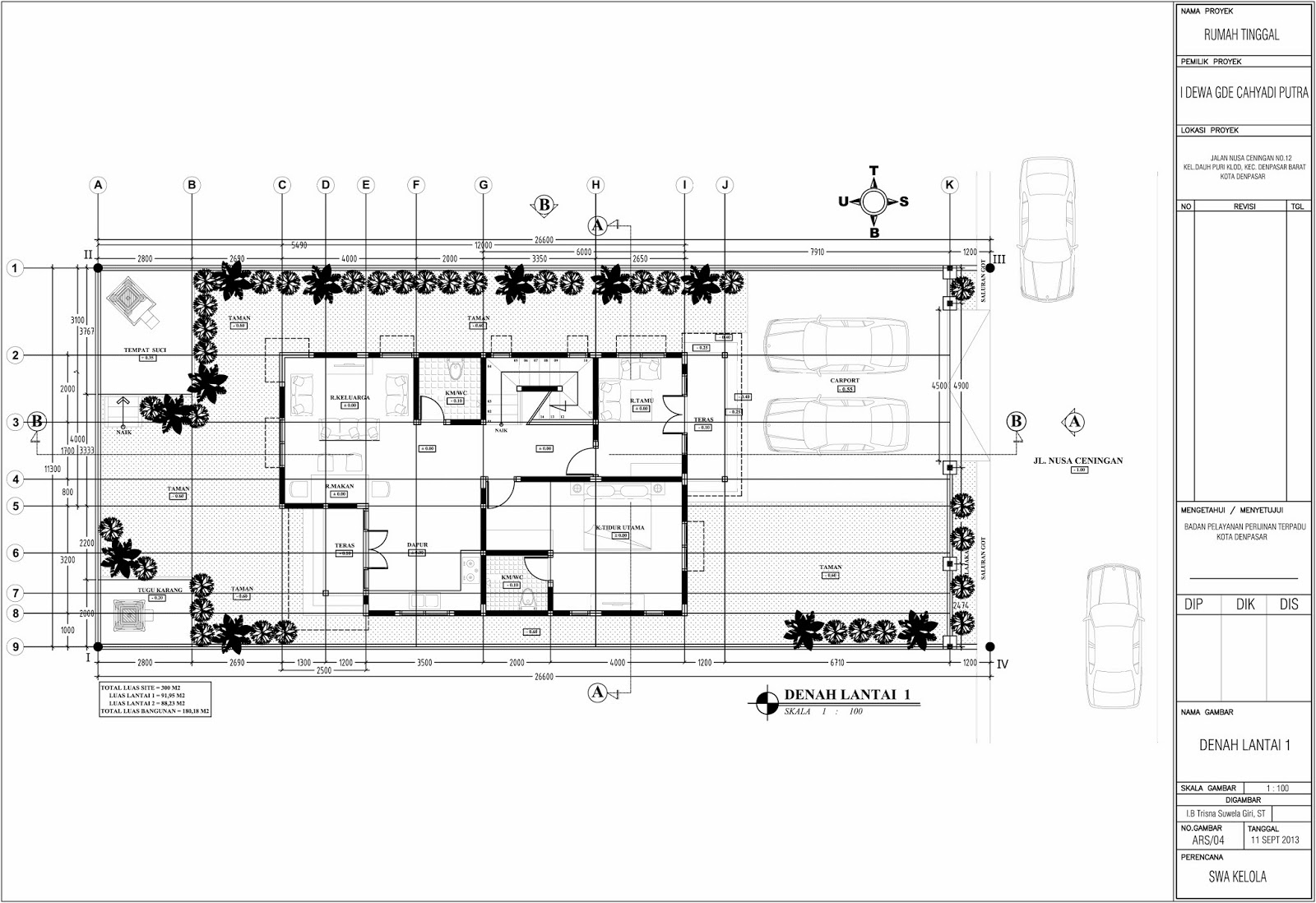 TSG Architecture and Design: Gambar IMB Rumah Tinggal Modern Minimalis ...