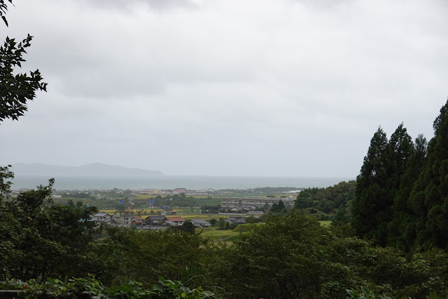 鳥取県米子市淀江町福岡　上淀廃寺跡　付近の眺望