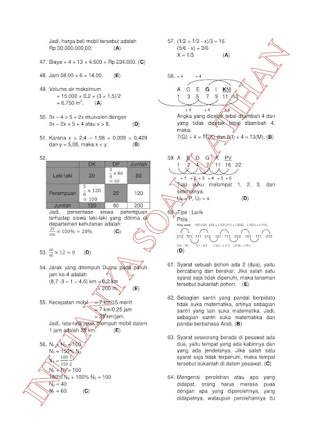 300+ Latihan Soal Tes CPNS SKD (TWK TIU TKP) 2021 + Kunci Jawaban (Bagian 3)