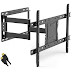 ONN Full-Motion Articulating, Tilt/Swivel, Universal Wall Mount Kit for 19" to 84" TVs with HDMI Cable (ONA16TM014E)