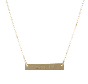 Nameplate Necklace