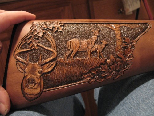 Awesome Pics: Gunstock, Woodcarving and Engraving Kevin 