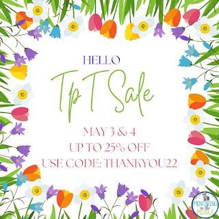 Poster of TpT's sale on May 3rd and 4th