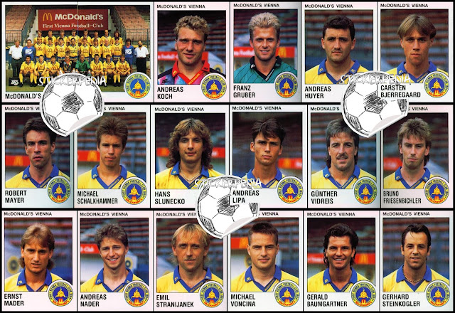 Panini Österreichische Fußball-Bundesliga 1992-1993