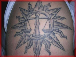 Zodiak Tattoos Gallery - Libra Tattoo 