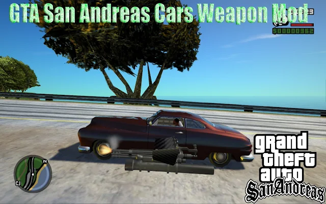 GTA San Andreas Cars Weapon Mod Free Download