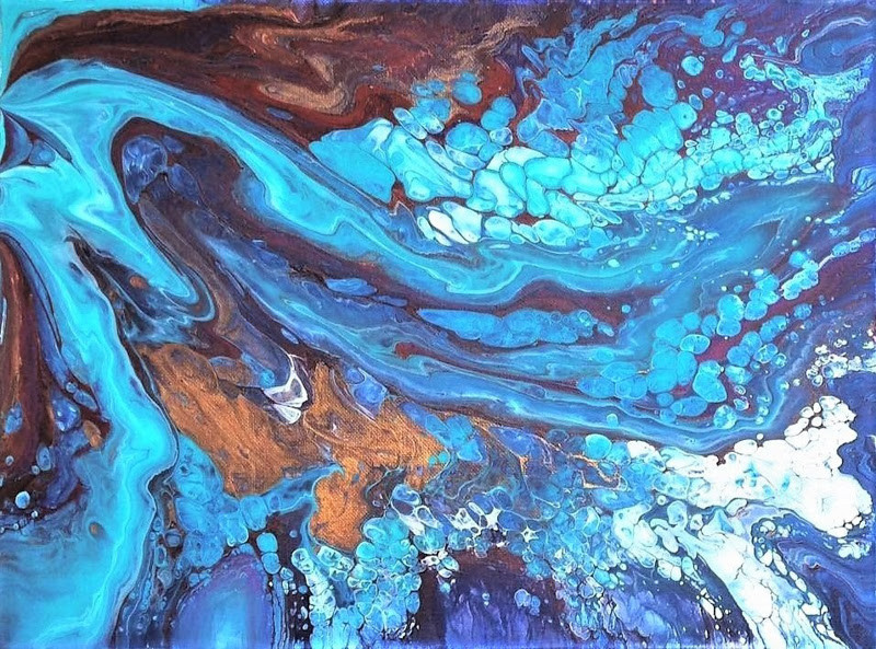 Abstract Fluid Art by Seraph-Eden Carr from Canada.