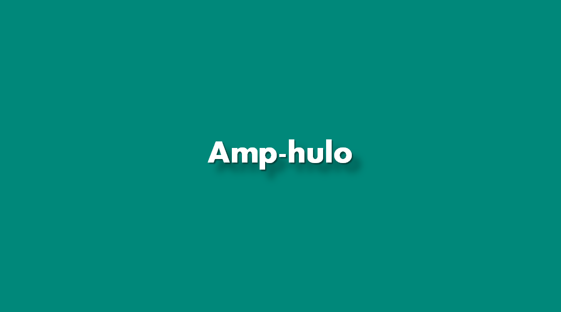 Cara menambahkan Amp-hulo