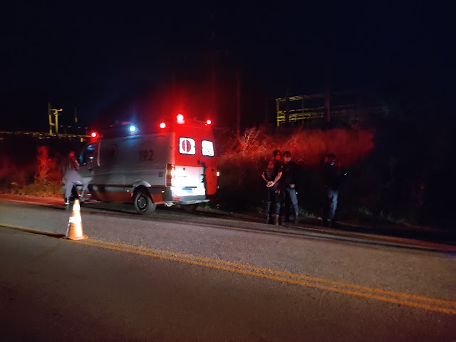 Acidente entre dois veículos na BR 324 em Jacobina 