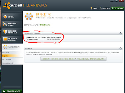 Avast! Free Antivirus 6 [Español] + Licencia Hasta 2038 