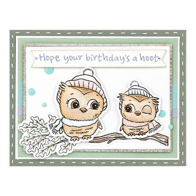 card created with From Owl of Us—October Stamp of the Month