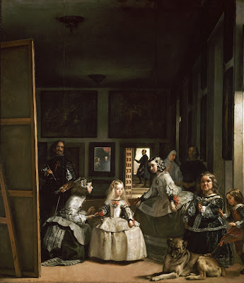 Velasquez Las Meninas the viewer being the person The King and Queen in 