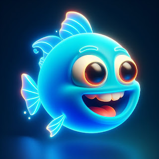 Ikan Glow Fish Lucu