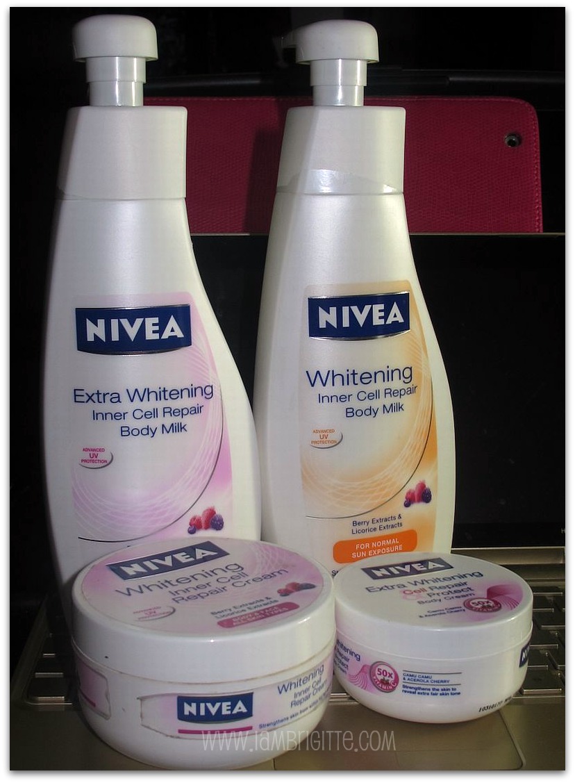 Nivea face whitening cream ~ I try this way