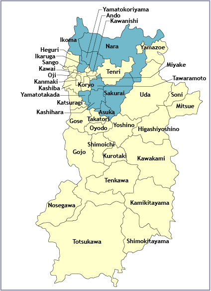 Nara Map Regional City