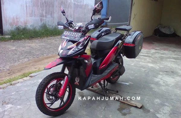 TVS Dazz Modifikasi Adventure Touring