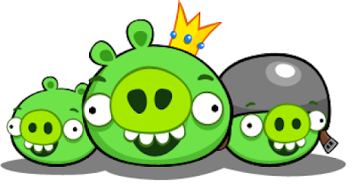 COLLECTION OF ANGRY BIRDS PIG PNG