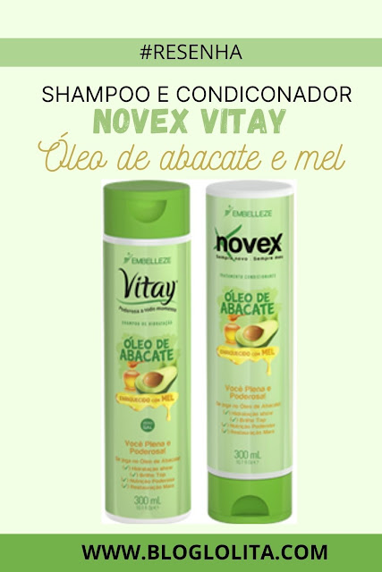 VITAY SHAMPOO E CONDICIONADOR ABACATE E MEL EMBELLEZE RESENHA