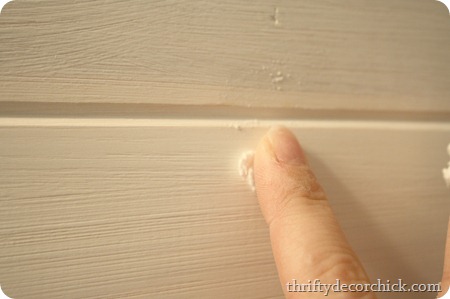 DIY wood planked wall