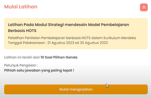 Mendesain model pembelajaran berbasis HOTS