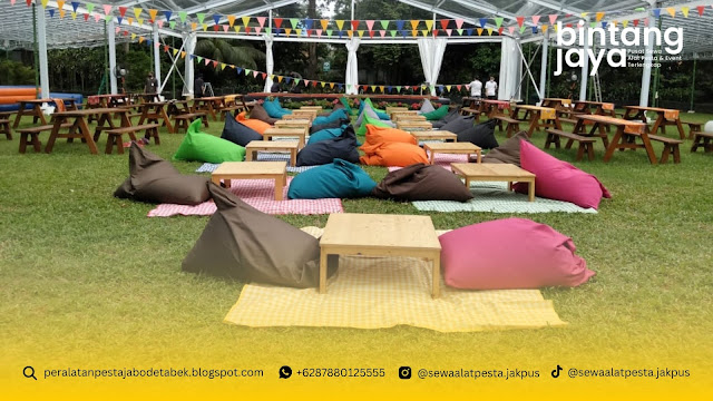 Sewa Bean Bag Untuk Piknik Outdoor Jagakarsa Jakarta Selatan