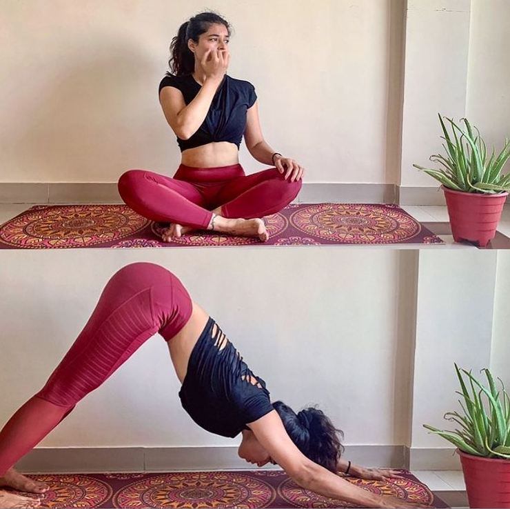 Actress Sheeva (Jyoti) Rana Giving Us Major Fitness Goals With These Yoga Poses