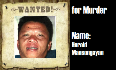WANTED: Harold Mansongayan