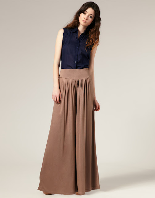Palazzo pants are huge for spring/summer 2012