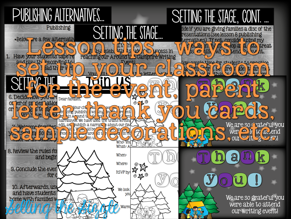 http://www.teacherspayteachers.com/Product/Around-the-Campfire-A-Narrative-Writing-EVENT-1506667