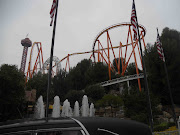 . that the bear is way too big for our car, so we traded it for the bunny. (six flags coaster )