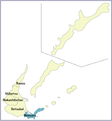 Nemuro Map Regional City