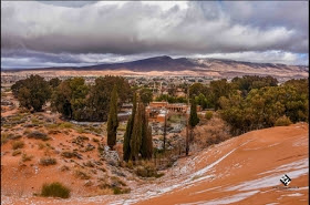 Beautiful! Snow Falls In Sahara Desert For The First Time In 37 Years (PHOTOS)