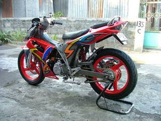 Modifikasi Motor Suzuki Shogun SP 125 CC