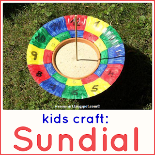 DIY sundial  wesens-art.blogspot.com