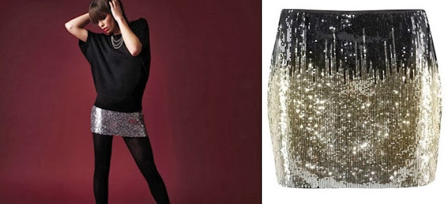 MODA JUVENIL: MINIFALDAS CON STRASS Y LENTEJUELAS -  SHORTS CON STRASS Y LENTEJUELAS