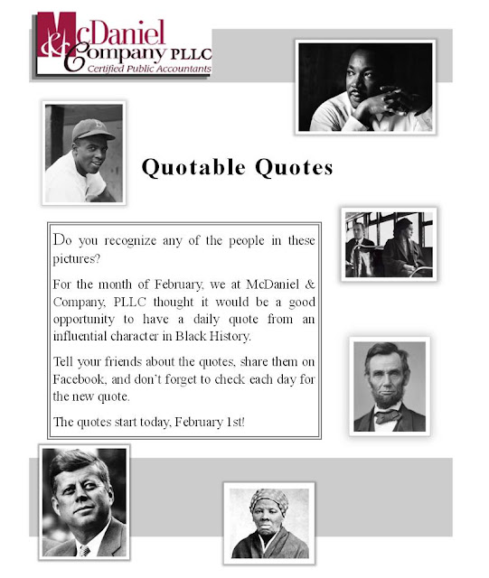 quotes for february. PLLC - Quotes for February