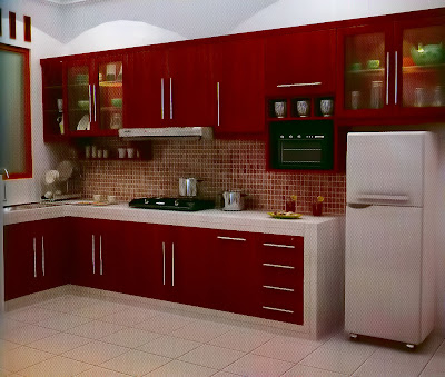 Contoh Desain Dapur on Berikut Contoh Gambar Kitchen Set Mewah Dengan Harga Rp 12 000 000