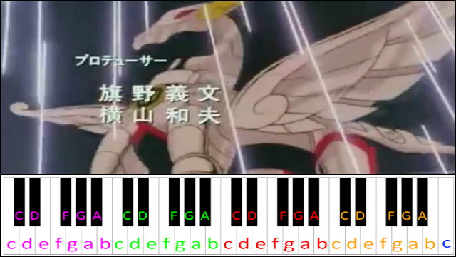 Pegasus Fantasy (Hiroaki Matsuzawa) Piano / Keyboard Easy Letter Notes for Beginners