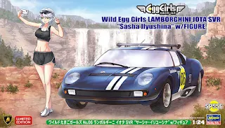 Wild Egg Girls No.06 Sasha Ilyushina & Lamborghini Jota SVR, Hasegawa