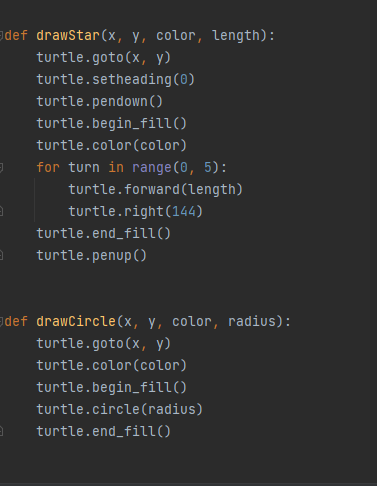 Python draw Pakistan flag using turtle code