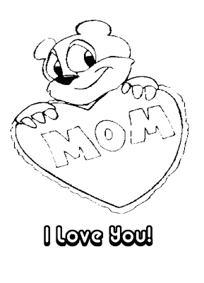 Mother Day Coloring Pages