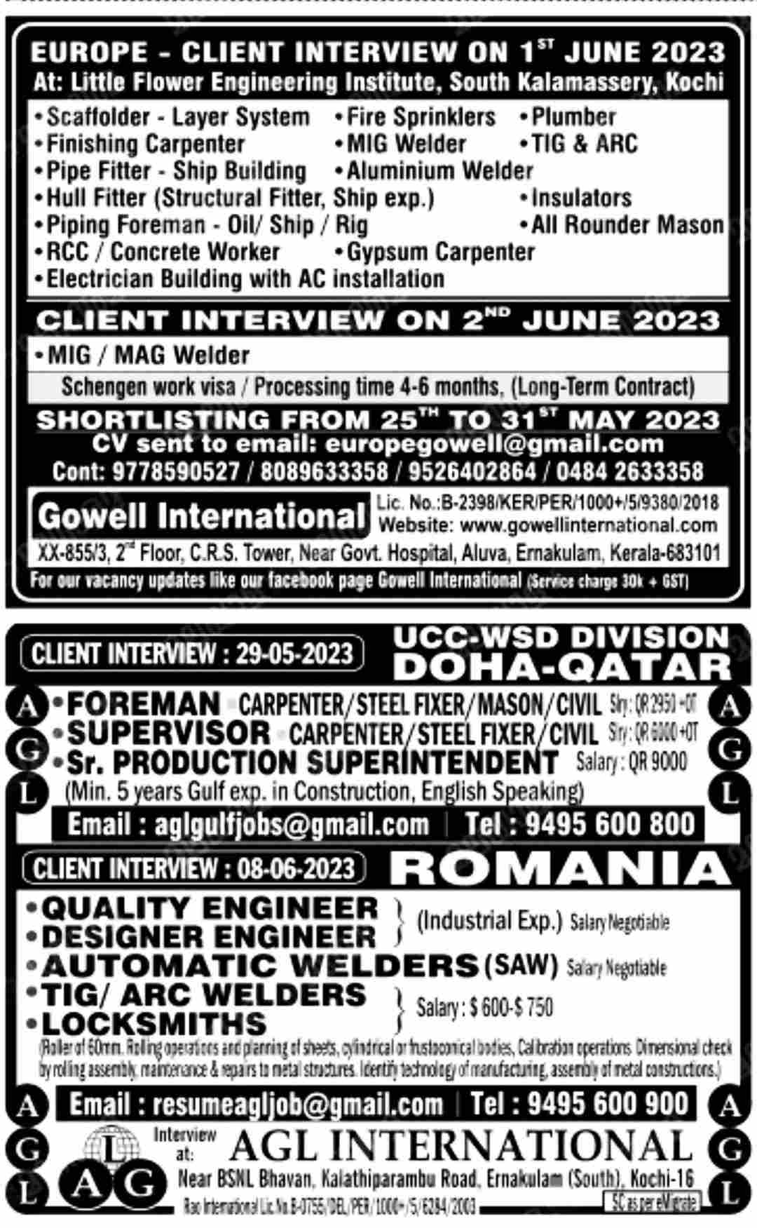 Europe Romania jobs