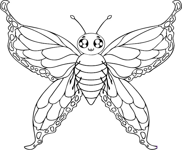 Beautiful Butterfly Coloring Pages For Kids To Print About Butterfly Cycle  Coloring Pages Printable