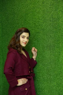 Actress Mehreen Pirzada Stills At Aswathama Movie Promotions 