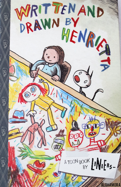 Written and Drawn by Henrietta by Liniers this graphic novel toon comic like book is great for teaching and stressing the example of the writing process.  Good for 2nd and 3rd graders.  Book review.. Alohamora Open a Book http://alohamoraopenabook.blogspot.com/