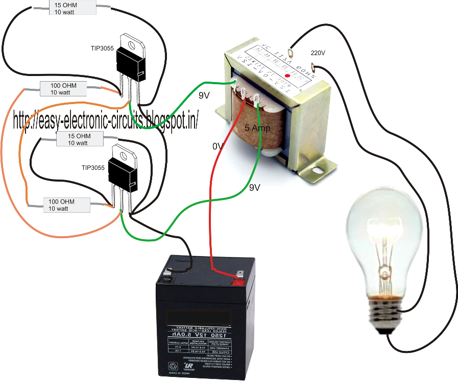 How to Make a Simple  Inverter  Circuit  at Home 