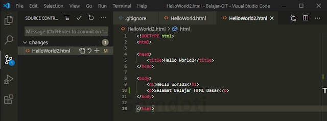 Cara Mudah Menginstall Dan Menggunakan GIT Pada Visual Studio Code