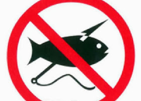 знак запрета подводной охоты